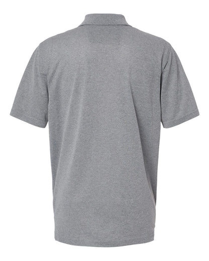 Paragon Men's Saratoga Performance Mini Mesh Polo 100 #color_Heather Grey