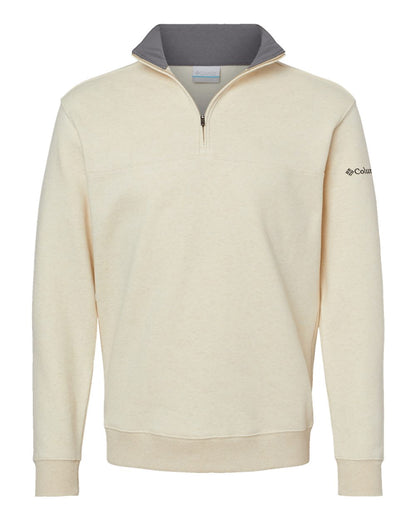 Columbia Men's Hart Mountain™ II Half-Zip Pullover 212475 #color_Oatmeal Heather