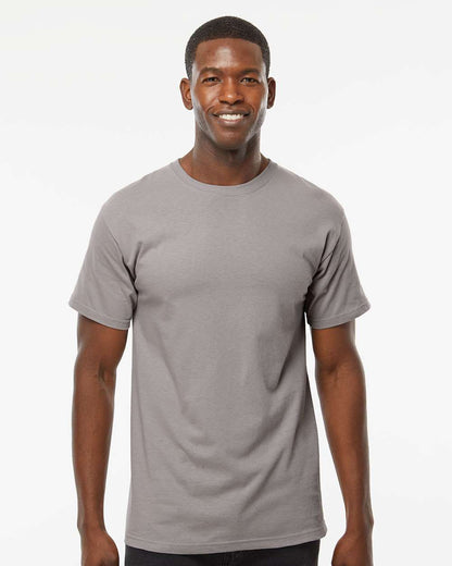 M&O Men's Gold Soft Touch T-Shirt 4800 #colormdl_Gravel