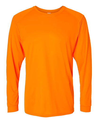 Paragon Unisex Long Islander Performance Long Sleeve T-Shirt 210 #color_Neon Orange