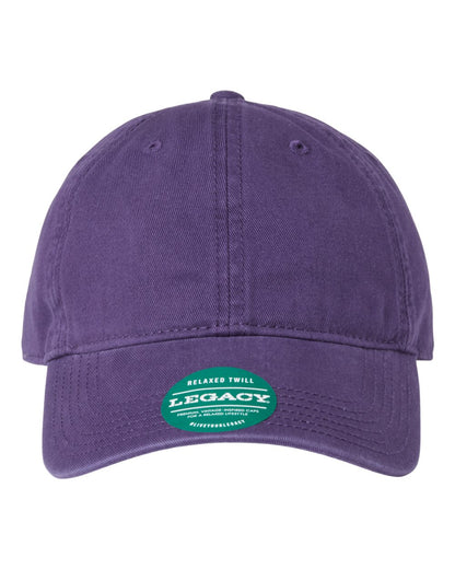LEGACY Relaxed Twill Dad Hat EZA #color_Purple