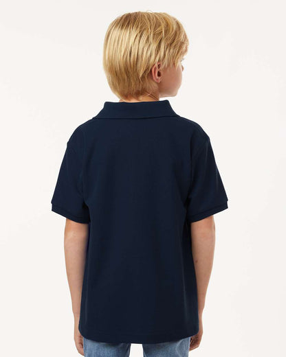 AllPro Youth Pique Polo 62800Y #colormdl_Navy