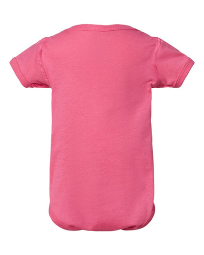 Rabbit Skins Infant Fine Jersey Bodysuit 4424 #color_Hot Pink