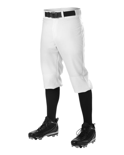 Alleson Athletic Baseball Knicker Pants 605PKN #color_White