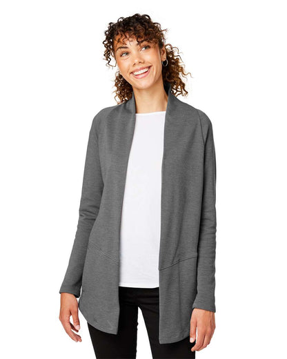 Devon & Jones Women's New Classics® Charleston Cardigan DG481W #colormdl_Graphite Melange