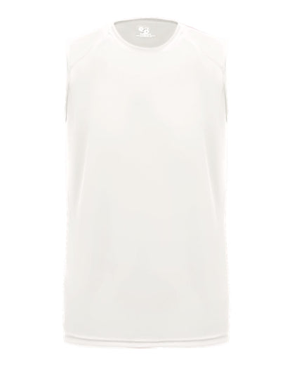 Badger Youth B-Core Sleeveless T-Shirt 2130 #color_White