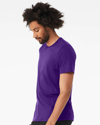 BELLA + CANVAS Triblend Tee 3413 #colormdl_Solid Team Purple Triblend
