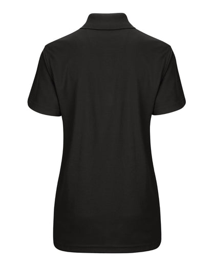 Red Kap Women's Performance Knit Pocketless Core Polo SK97 #color_Black