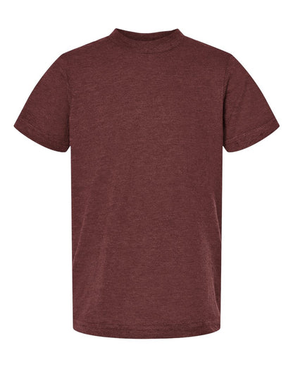 Tultex Youth Fine Jersey T-Shirt 235 #color_Heather Burgundy