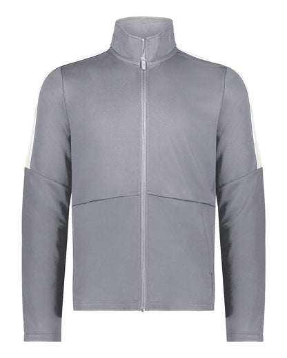Holloway Youth Crosstown Full-Zip Jacket 223630 #color_Graphite/ White