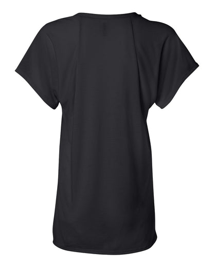 BELLA + CANVAS Women’s Flowy Raglan Tee 8801 #color_Black