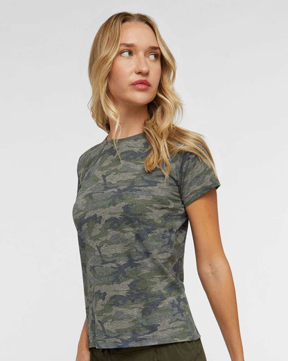LAT Women's Fine Jersey Tee 3516 #colormdl_Vintage Camo