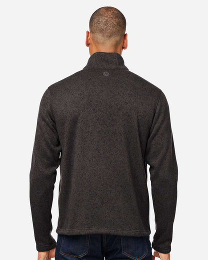 Marmot Men's Drop Line Half-Zip Jacket M16221 #colormdl_Black Heather