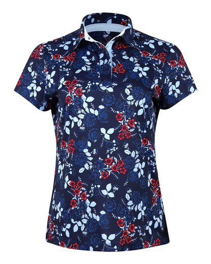 Swannies Women's Darci Polo SW7500L #color_Midnight Navy