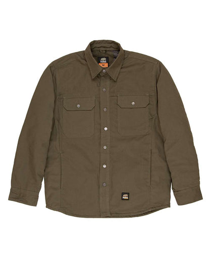 Berne Apparel Men's Caster Shirt Jacket SH67 #color_Sage