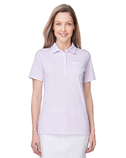 vineyard vines Women's Fanshell Polo G001320 #colormdl_Lavender/ White Cap