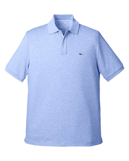 vineyard vines Men's Edgartown Pique Polo G011147 #color_Tide Blue