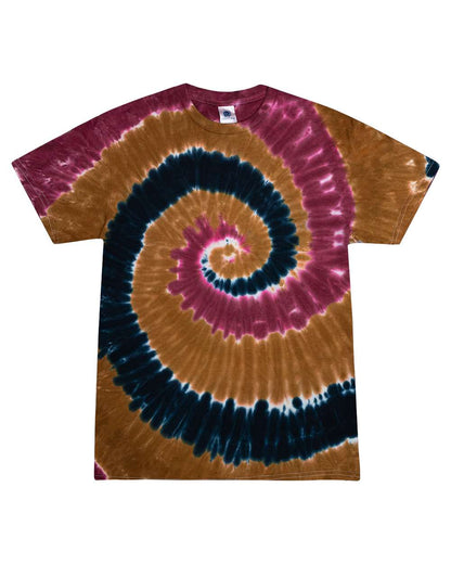 Colortone Unisex Multi-Color Tie-Dyed T-Shirt CD1000 #color_Willow
