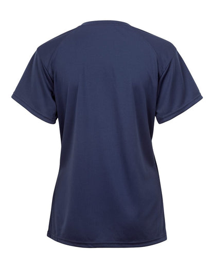 Badger Youth B-Core V-Neck T-Shirt 2162 #color_Navy