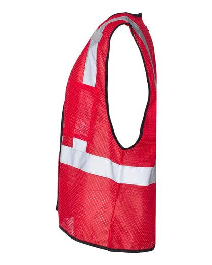 Kishigo Unisex EV Series® Enhanced Visibility Non-ANSI Vest B120-131 #color_Red - B122