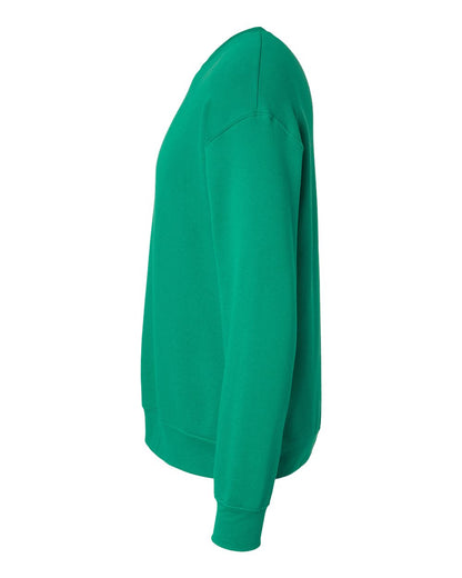 BELLA + CANVAS Unisex Sponge Fleece Drop Shoulder Crewneck Sweatshirt 3945 #color_Kelly