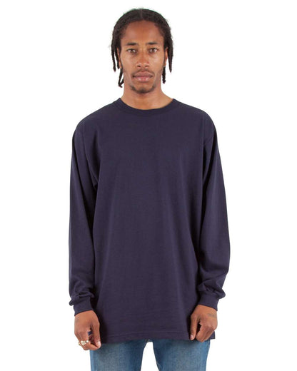 Shaka Wear Unisex Active Long Sleeve T-Shirt SHALS #colormdl_Navy