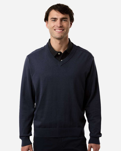Devon & Jones Men's New Classics V-Neck Sweater DG445 #colormdl_Navy