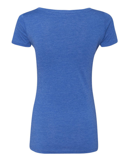 Next Level Women’s Triblend Scoop Neck T-Shirt 6730 #color_Vintage Royal