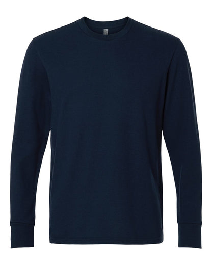 Next Level Unisex Ideal Thermal Long Sleeve T-Shirt 8211 #color_Midnight Navy