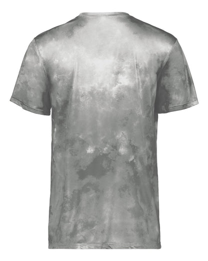 Holloway Youth Cotton-Touch Cloud T-Shirt 222696 #color_Silver Cloud Print