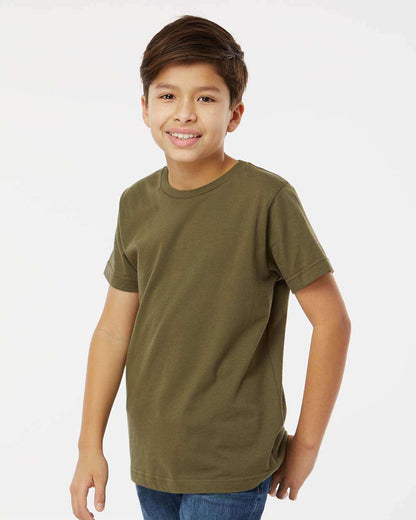 LAT Youth Fine Jersey Tee 6101 #colormdl_Military Green