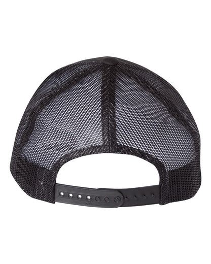 YP Classics Retro Trucker Cap 6606 #color_Multicam Black/ Black