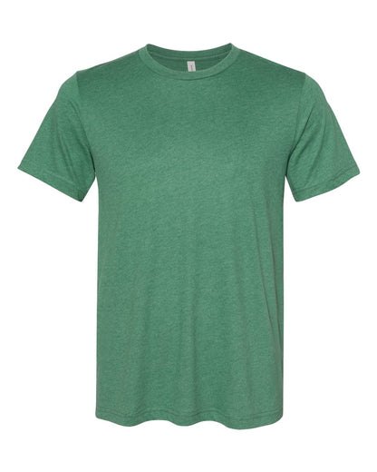 BELLA + CANVAS Sueded Tee 3301 #color_Heather Grass Green