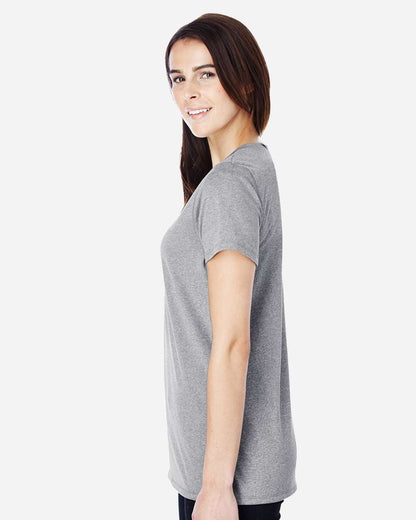 Under Armour Women's Locker 2.0 T-Shirt 1305510 #colormdl_True Grey Heather/ Black