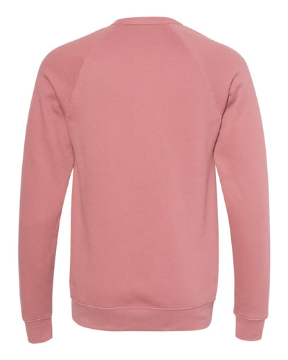 BELLA + CANVAS Unisex Sponge Fleece Raglan Crewneck Sweatshirt 3901 #color_Mauve
