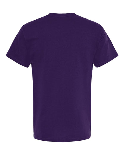 M&O Men's Gold Soft Touch T-Shirt 4800 #color_Purple