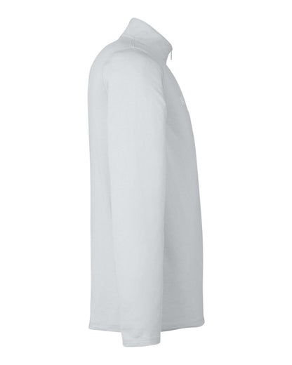 Under Armour Men's Team Tech™ Quarter-Zip Pullover 1376844 #color_Mod Grey Light Heather/ White