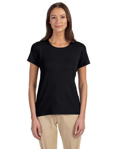 Devon & Jones Women's Perfect Fit™ Shell T-Shirt DP182W #colormdl_Black