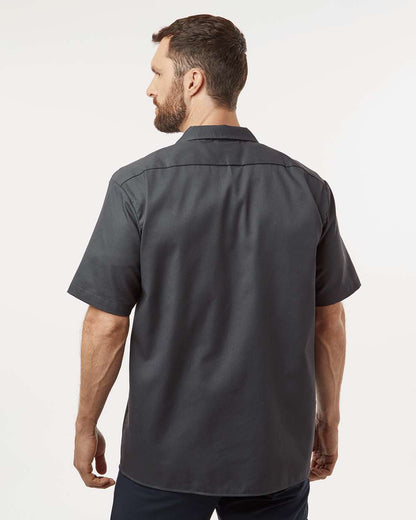 Dickies Men's Tall Short Sleeve Work Shirt 2574T #colormdl_Charcoal