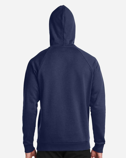 Under Armour Men's Rival Fleece Hooded Sweatshirt 1379757 #colormdl_Midnight Navy/ White