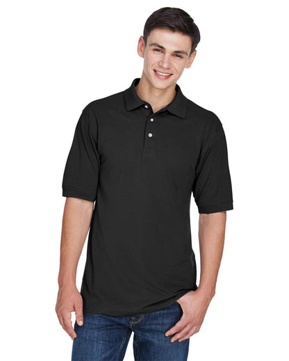 Harriton Men's Easy Blend™ Polo M265 #colormdl_Black