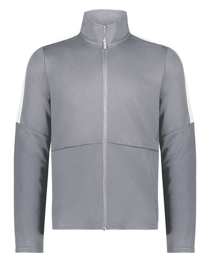 Holloway Men's Tall Crosstown Jacket 223530T #color_Graphite/ White
