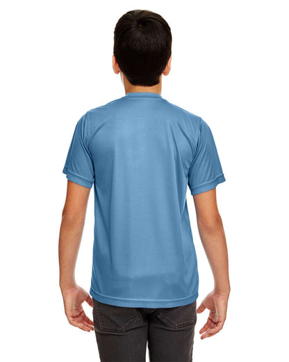 UltraClub Youth Cool & Dry Sport Performance Interlock T-shirt 8420Y #colormdl_Indigo
