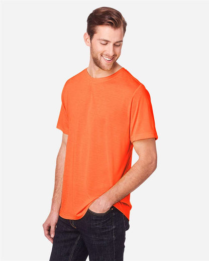 CORE365 Unisex Fusion ChromaSoft™ Performance T-Shirt CE111 #colormdl_Campus Orange