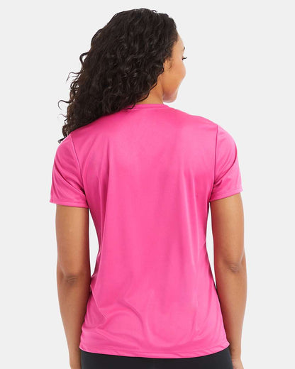 Hanes Women's Cool DRI® Performance T-Shirt 4830 #colormdl_Wow Pink