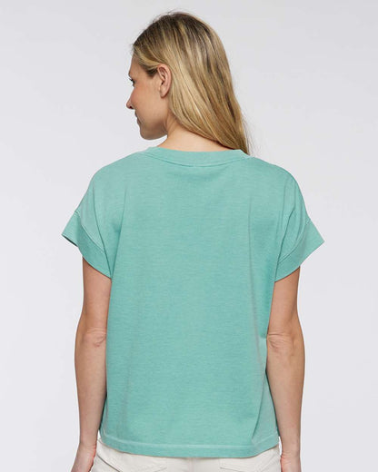 LAT Women's Relaxed Vintage Wash Tee 3502 #colormdl_Washed Saltwater