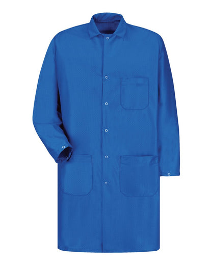 Red Kap Men's ESD/Anti-Stat Teach Coat KK28 #color_Electric Blue
