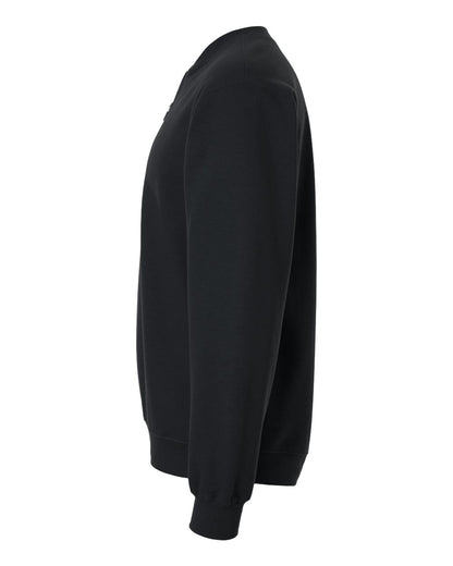 Gildan Unisex Softstyle® Midweight 1/4 Zip Sweatshirt SF008 #color_Black