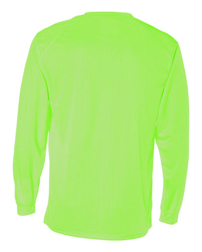 Badger B-Core Long Sleeve T-Shirt 4104 #color_Lime