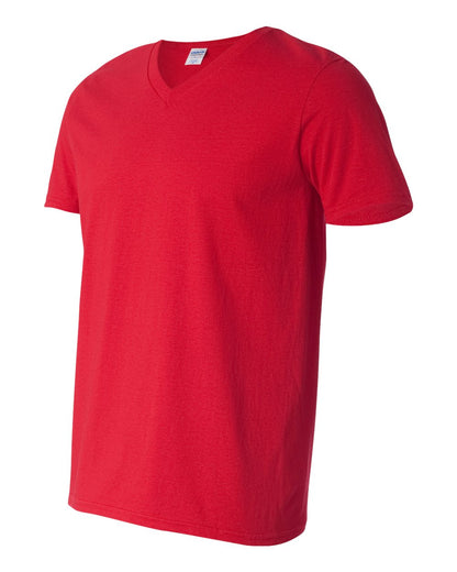 Gildan Unisex Softstyle® V-Neck T-Shirt 64V00 #color_Cherry Red